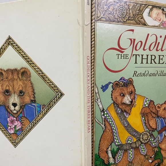 Vintage 1987 Goldilocks and the three bears children’s hardcover book. - Picture 3 of 9